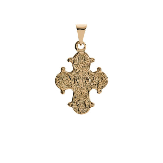 14 kt. vedhæng Dagmarkors 16x13mm