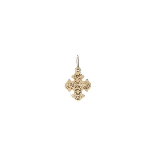14 kt. vedhæng dagmarkors 10x9 mm