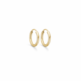 14 kt. guld creol. 2 x 15 mm