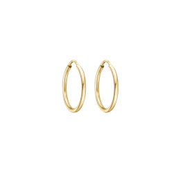 8 kt. guld creol. Mål 1,4 x 30 mm.