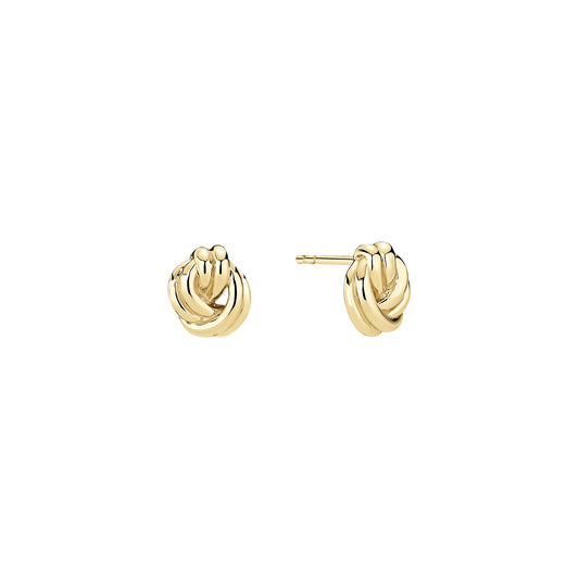8 kt. guld ørestikker  knude 8x7 mm