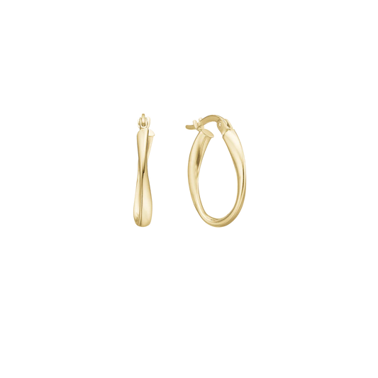 Creoler 8 Karat Guld 20 x 15 mm