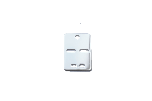 Sølvvedhæng ID-plade 22x15 mm