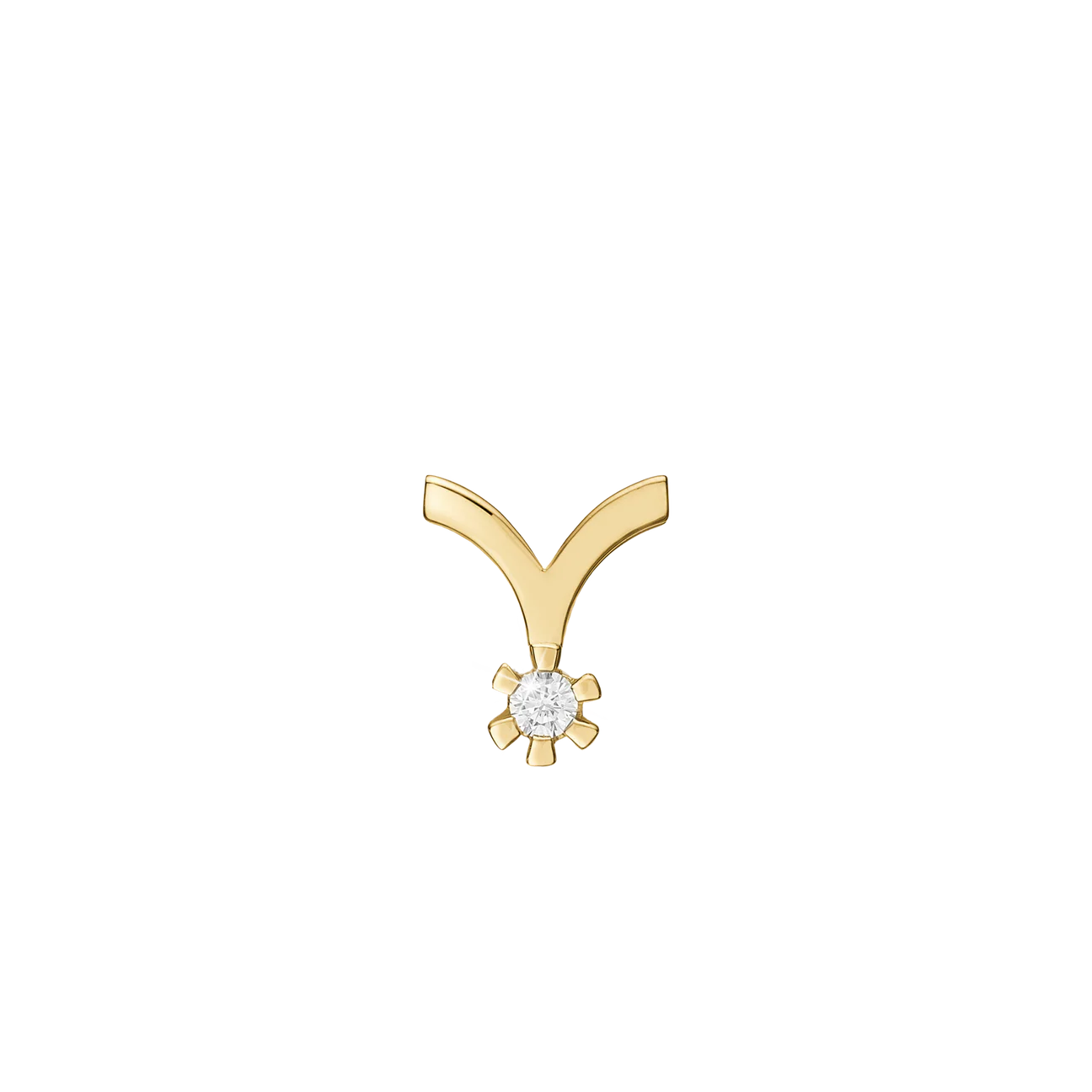 Eternity Vedhæng 14 Karat Guld Med 0,15ct W/SI Diamant.