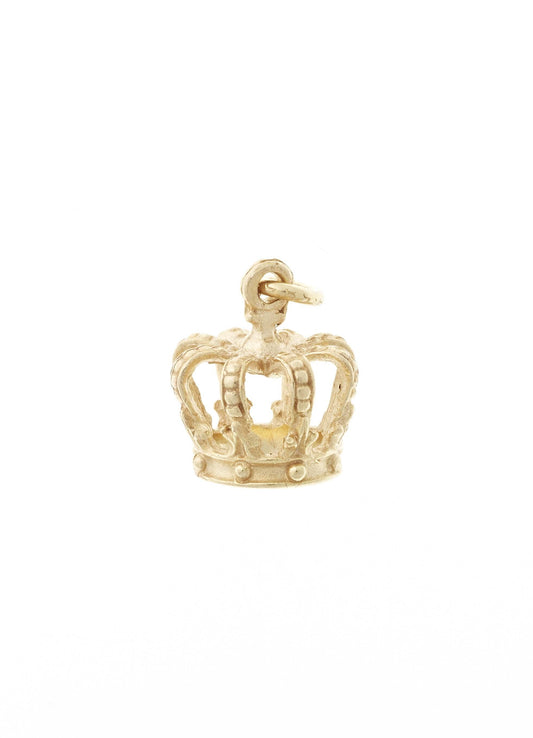 14 kt. guldvedhæng krone 7,4x8mm