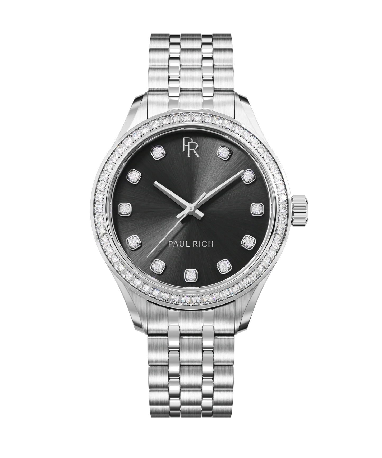 Crystal - Silver Black