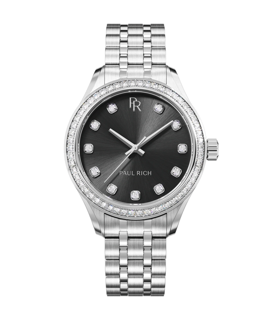 Crystal - Silver Black