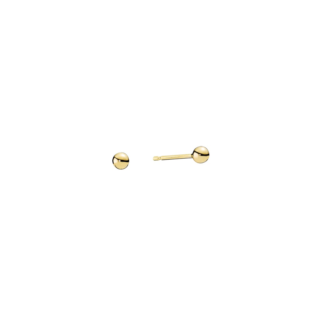14 kt. guld ørestikker  kugle 3mm