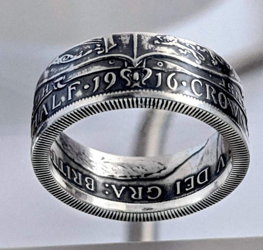 INDIEN, 1914-1928, sølv, Half Crown