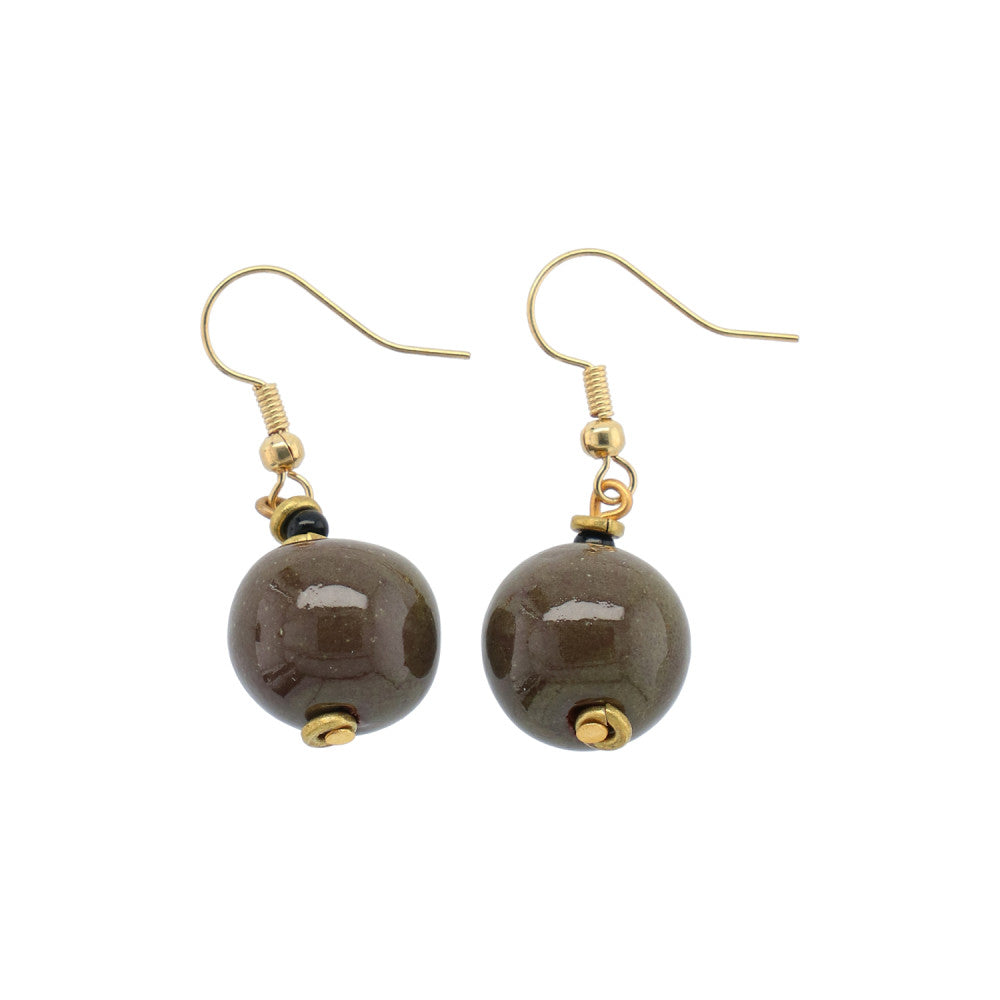 Perleøreringe - round - dinner mustard mop