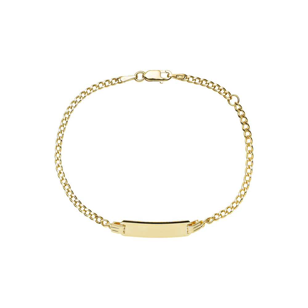 Sølv panser armbånd plade 225/21cm. Sølv belagt med guld.