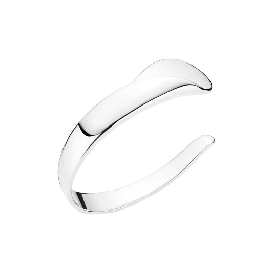 Sølv armring åben og blank