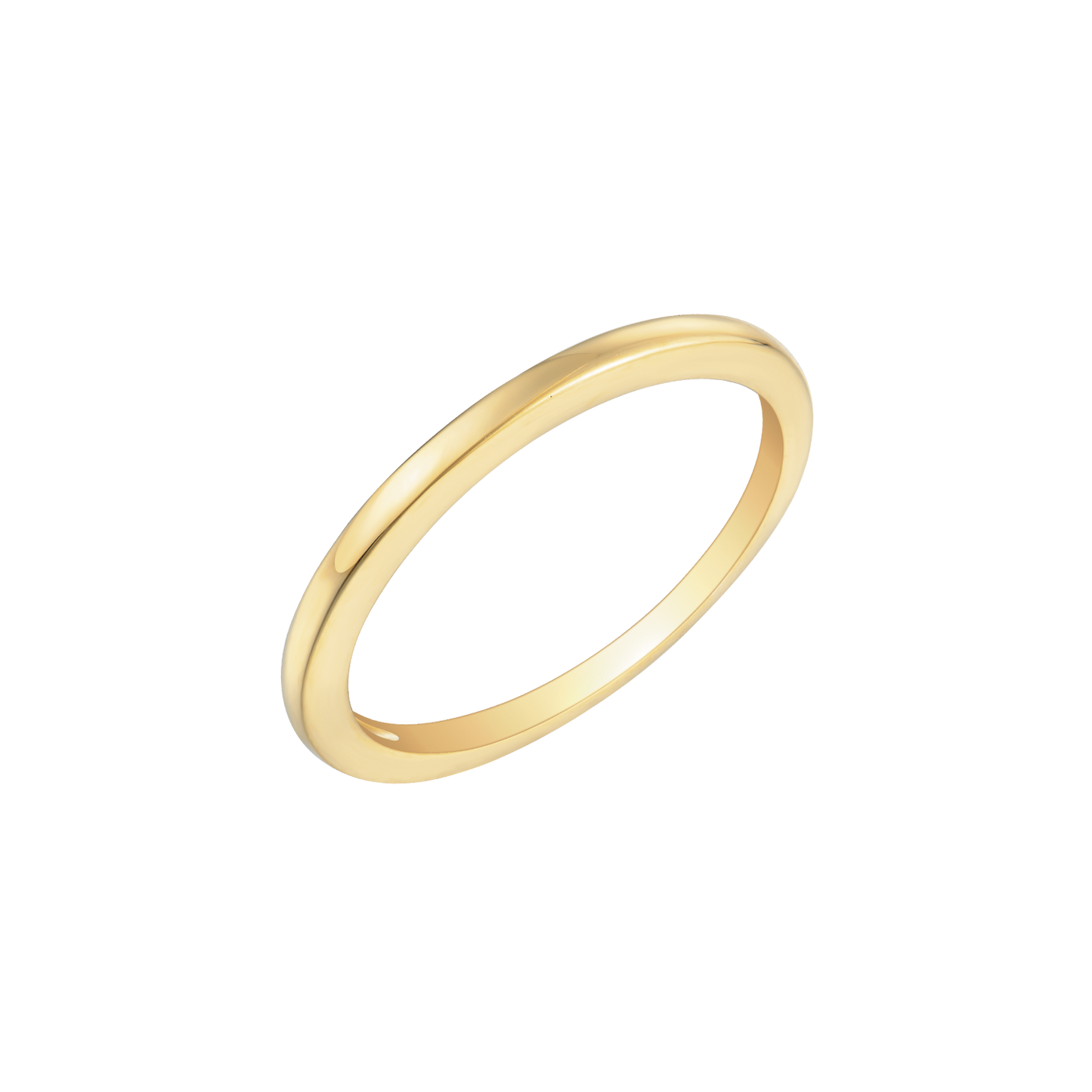8 kt. guld ring garderring flad. Mål: 1,5 mm. i bredden