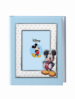 Disney Mickey blå fotoalbum - Mål: 25 x 30 cm.