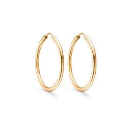 8 kt. guld creol. Mål 2 x 30 mm.