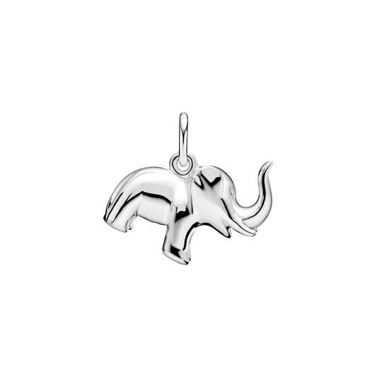 Sølvvedhæng elefant
