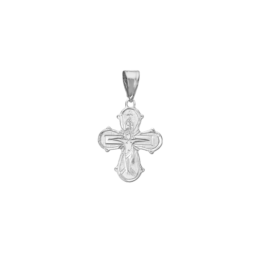 Dagmarkors Vedhæng Rhodineret Sterling Sølv 15 x 17,5 mm