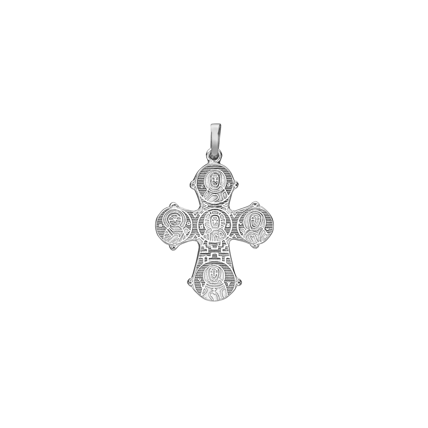 Dagmarkors Vedhæng Rhodineret Sterling Sølv 17 x 20,5 mm