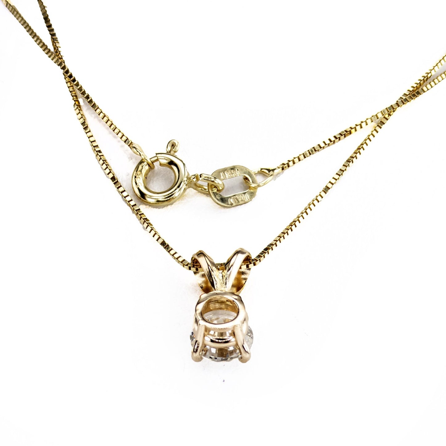 Necklace - 14 kt. Yellow gold - 0.61ct. tw. Diamond (Natural)