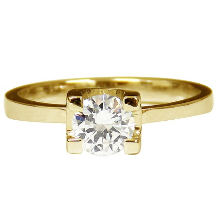 Diamantring, Solitaire, 18 kt, 0.50 ct diamant.