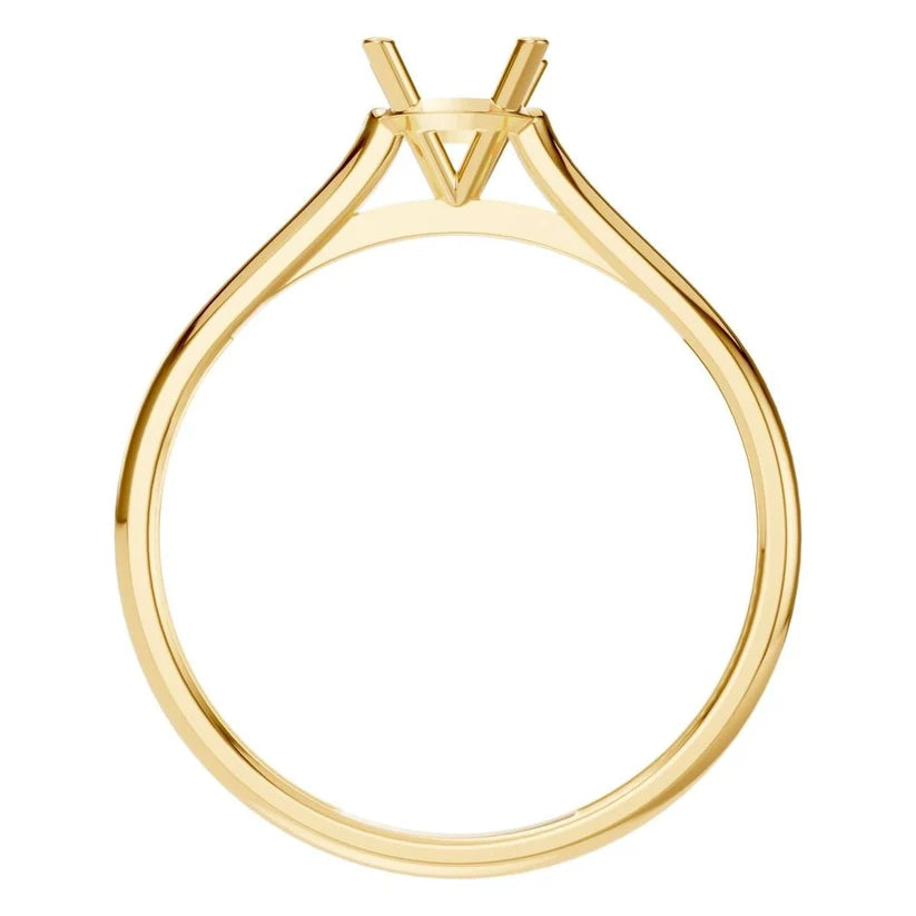 Ringskinne - 18K Yellow Solitaire Ring Mounting