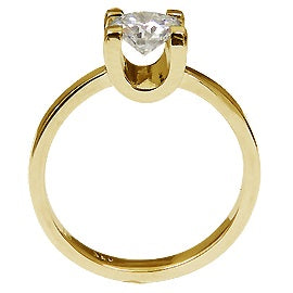 Diamantring, Solitaire, 18 kt, 0.50 ct diamant.