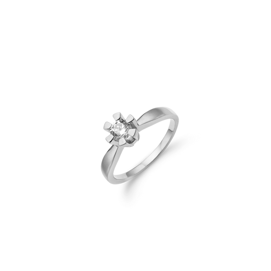 Eternity Ring 14 Karat Hvidguld Med 0,40ct W/SI Diamant