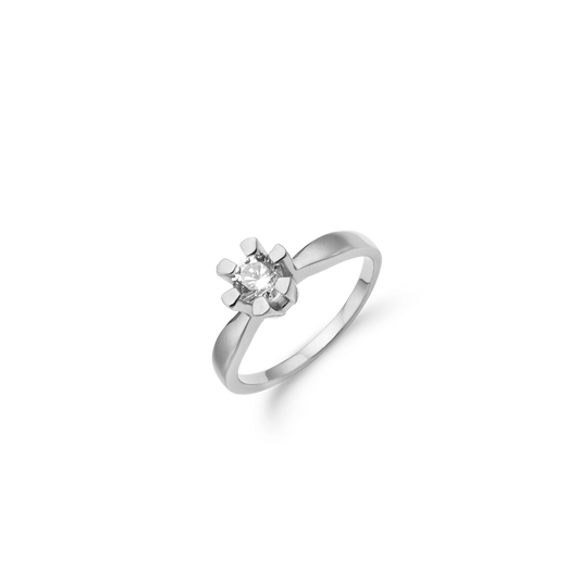 Eternity Ring 14 Karat Hvidguld Med 0,50ct W/SI Diamant