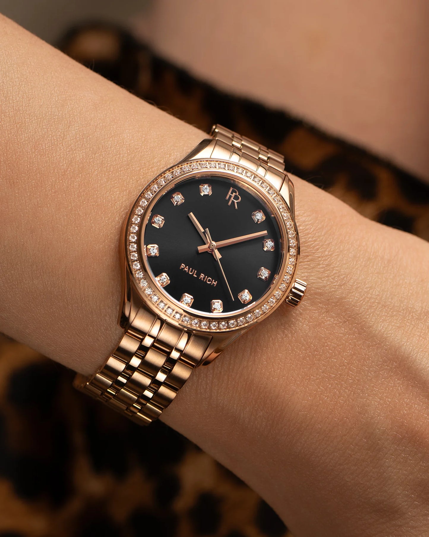 Crystal - Rose Gold Black