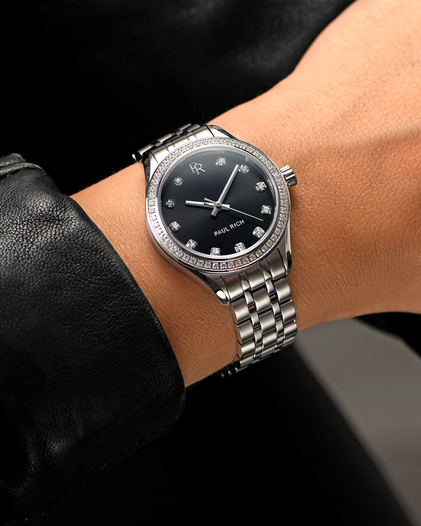 Crystal - Silver Black