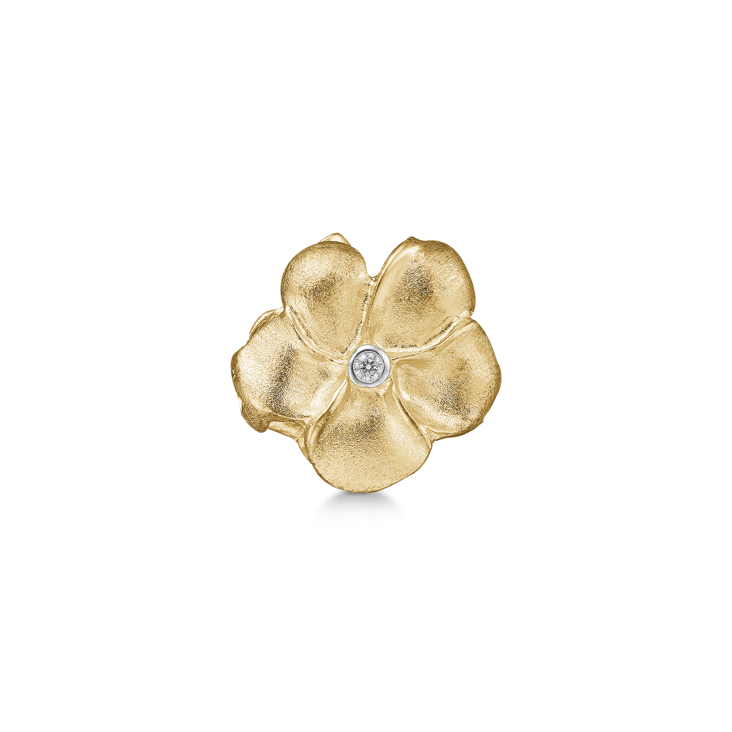Connections Lås Anemone Cubic Zirkonia Forgyldt Sterling Sølv