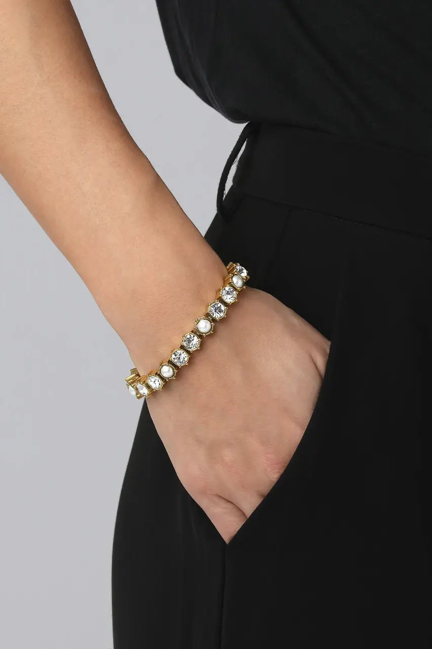 DYRBERG/KERN - Tennisarmbånd - Gold