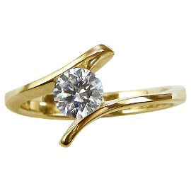 FREYJA, diamantring, 14 kt, rødguld, ct. 0.25 - 1.00 ct.