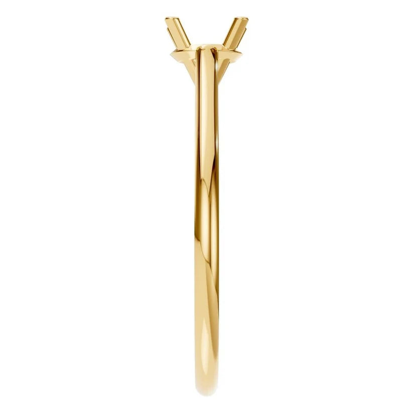 Ringskinne - 18K Yellow Solitaire Ring Mounting