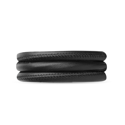 STORY armbånd 70 cm læder, black