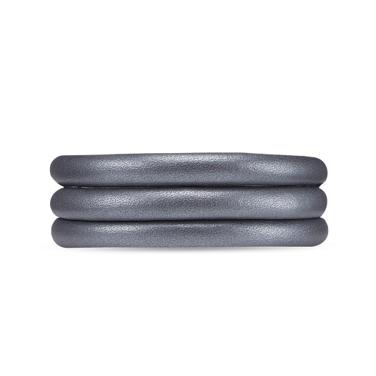 STORY armbånd 70 cm læder, gunmetal