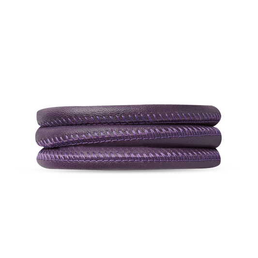 STORY armbånd 70 cm læder, purple