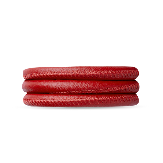 STORY armbånd 70 cm læder, red