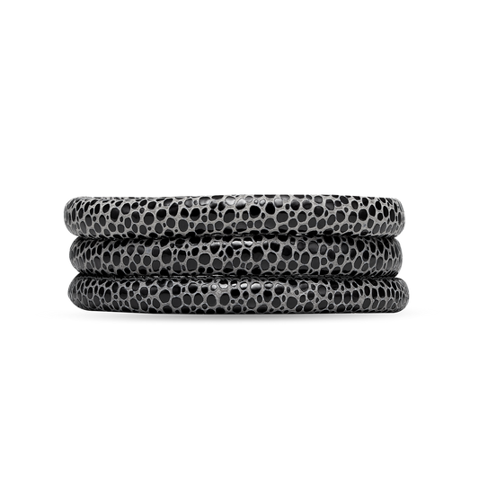 STORY armbånd 70 cm læder, stone black