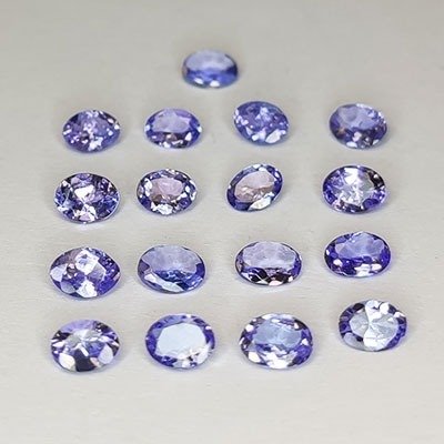 17 pcs Tanzanite - 2.71 ct