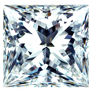 Diamant, prinsesseslib/Princess Cut, 0.05 ct.