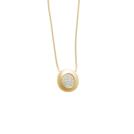Halskæde 14 Karat Guld med 17 0,005 ct W/Si Diamanter