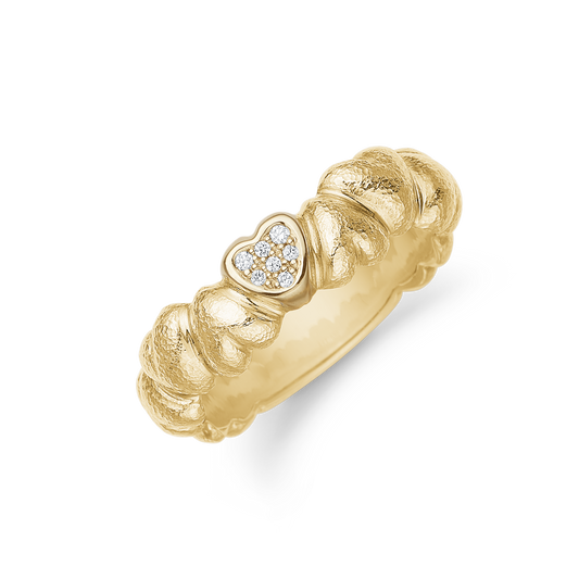 HEART BY HEART 14KT M. 7 STK BRILLANTER