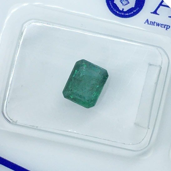 Naturlig grøn smaragd, 1.14 ct.