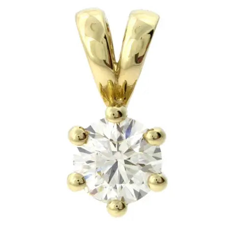 Smykke vedhæng i guld - 0.30 carat