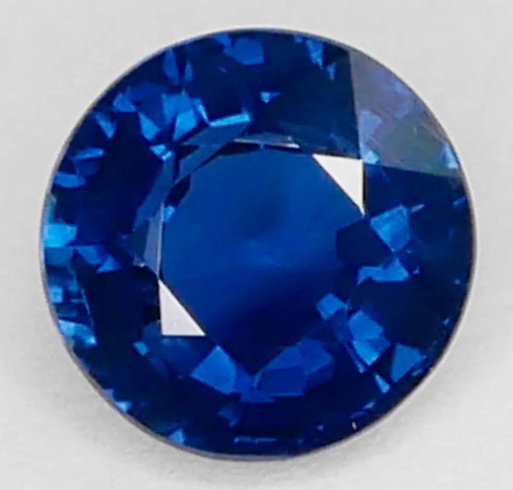 Blå naturlig safir. 1.00 mm - 5.00 mm