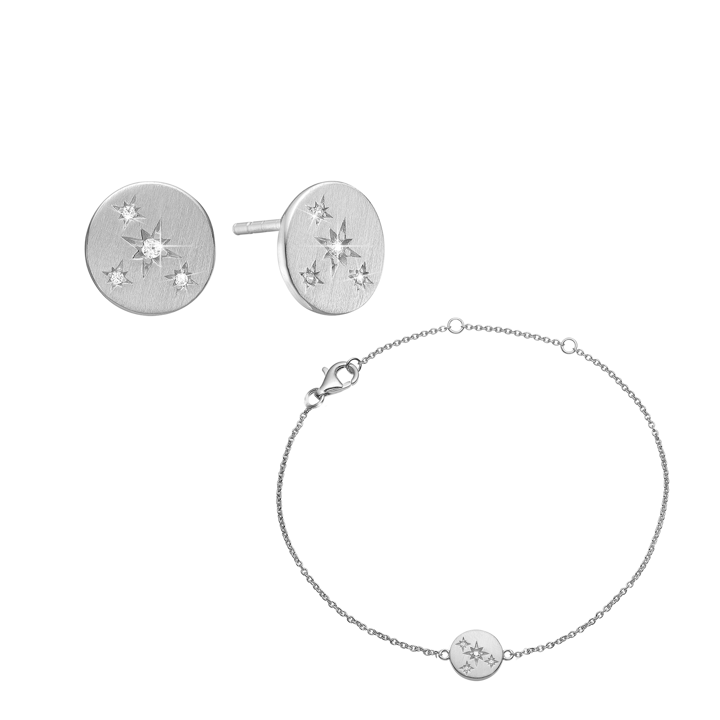 Stjerne smykkesæt, Sølv