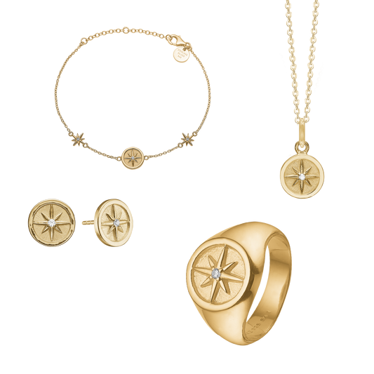 Star Of The Night sæt, Forgyldt