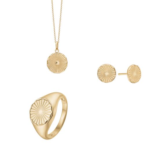 Magic Coin smykkesæt, Forgyldt